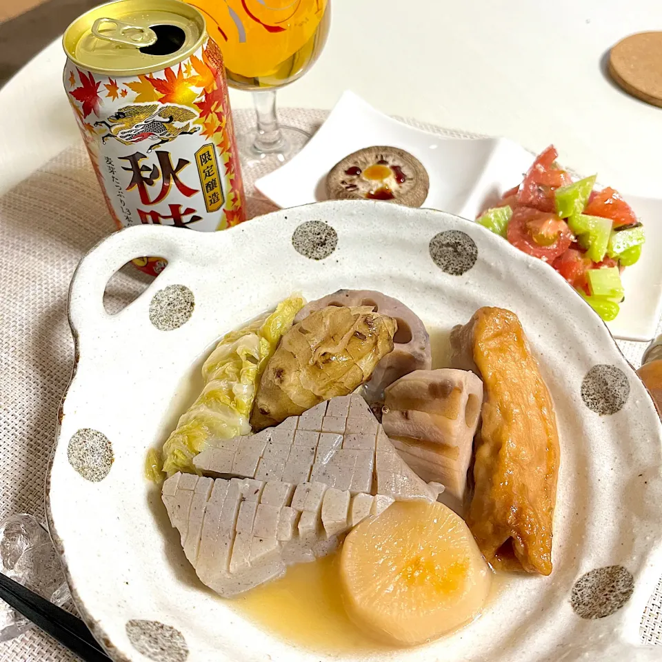 Snapdishの料理写真:11/26晩ご飯：おでん風煮|ななみんさん