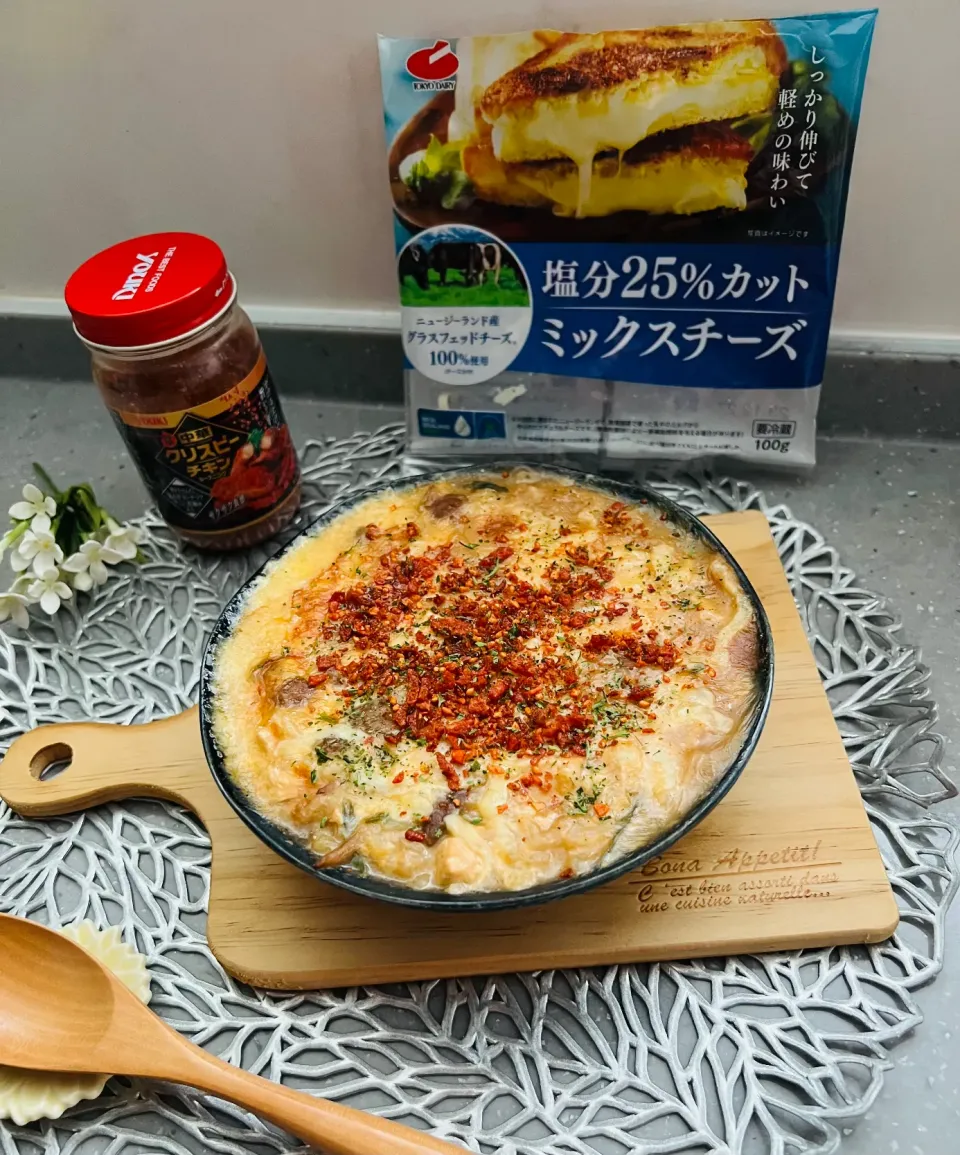 Snapdishの料理写真:「ニャンご飯リゾット風」|バシュランさん