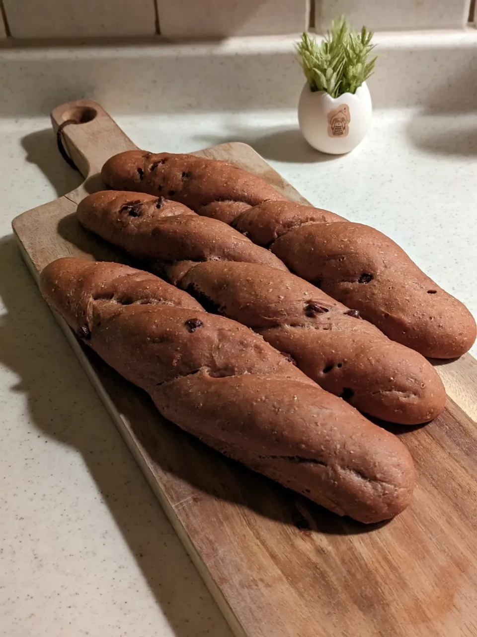 Snapdishの料理写真:塩麹でふっくらチョコスティック❗|かずにゃさん