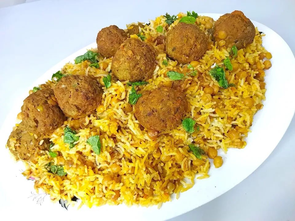 chana kofta biryani|Fareehaさん