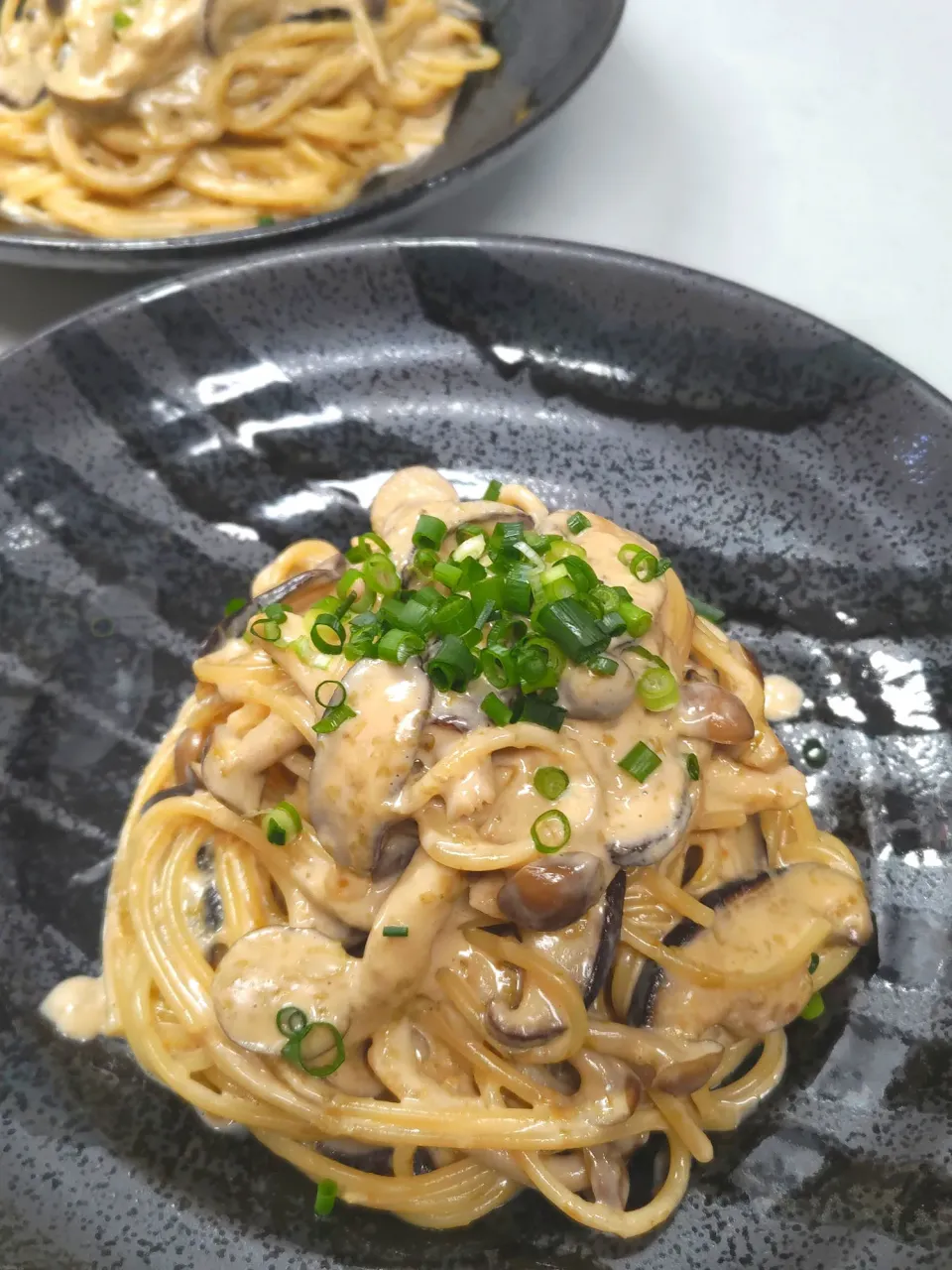 キノコの海苔の佃煮クリームパスタ|マイケルの料理さん