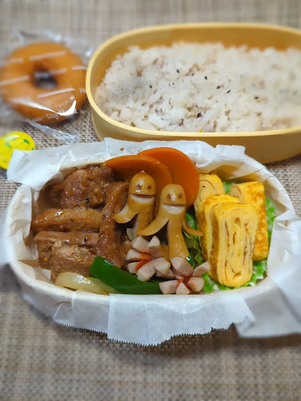 Snapdishの料理写真:中学生弁当 2023/11/27(月)|どかどかさん