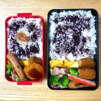 夫婦のお弁当🍱|むさけんさん