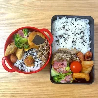 夫婦のお弁当🍱|むさけんさん