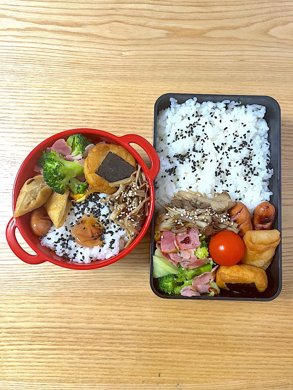 夫婦のお弁当🍱|むさけんさん