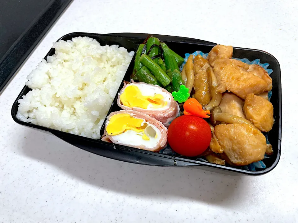 11/27 旦那弁当⁂とりむね肉のオイスター焼き弁当|ゆさん