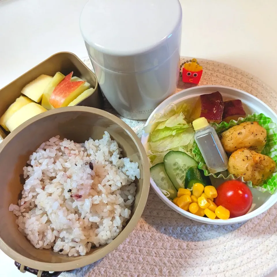 Snapdishの料理写真:お弁当2023.11.27(月)
カレー弁当🍛|azubowさん