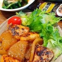 ササミと大根の中華風照り煮