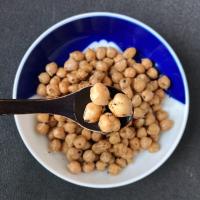 ひよこ豆の黒七味まみれ