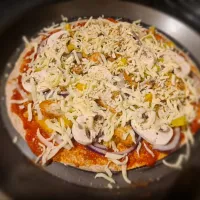 homemade healthy sweet chilli chicken pizza|Brian Millsさん