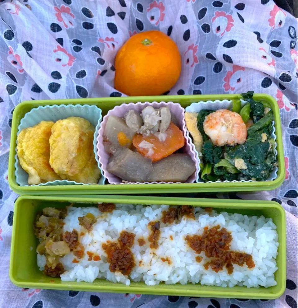 エビが入ったお弁当|めめさん