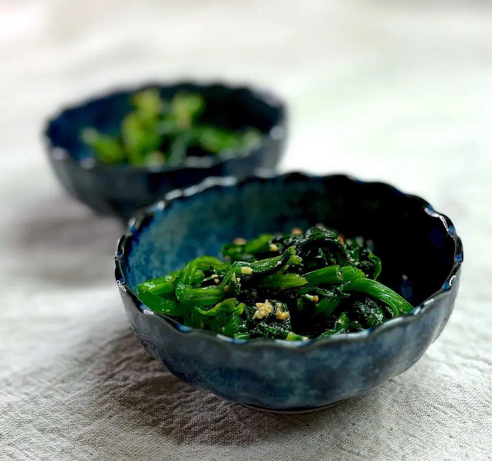 ほうれん草の胡麻和え|かっちゃん杉さん