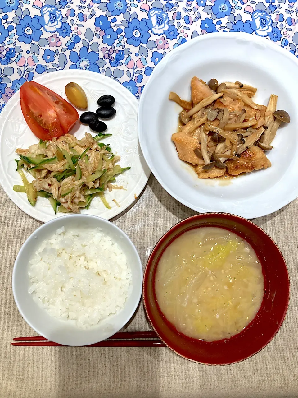 鮭の照焼きと棒棒鶏|おしゃべり献立さん