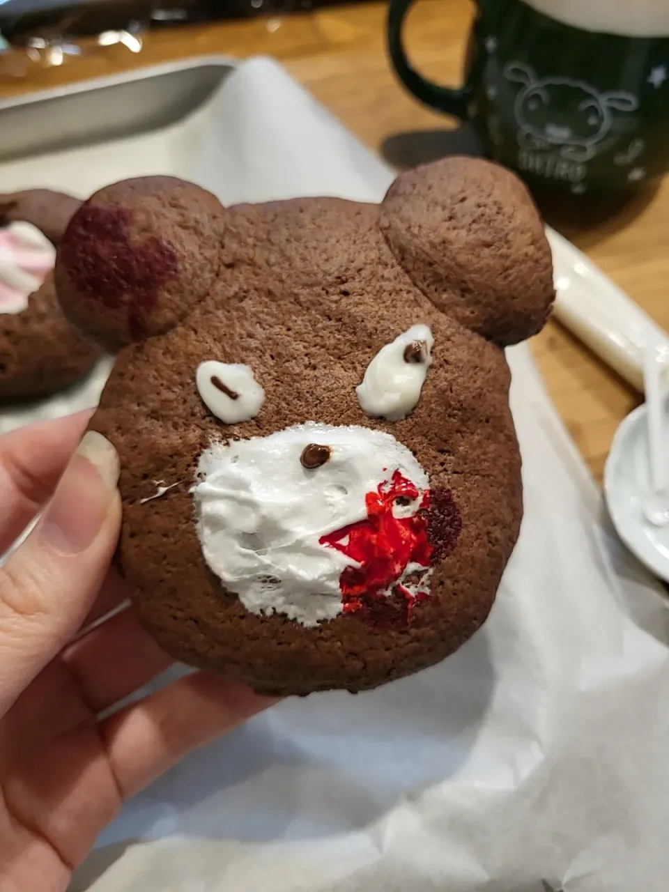 Snapdishの料理写真:パンパンイ オクジの地獄クッキー🍪❤️‍🔥
빵빵이|みうさん