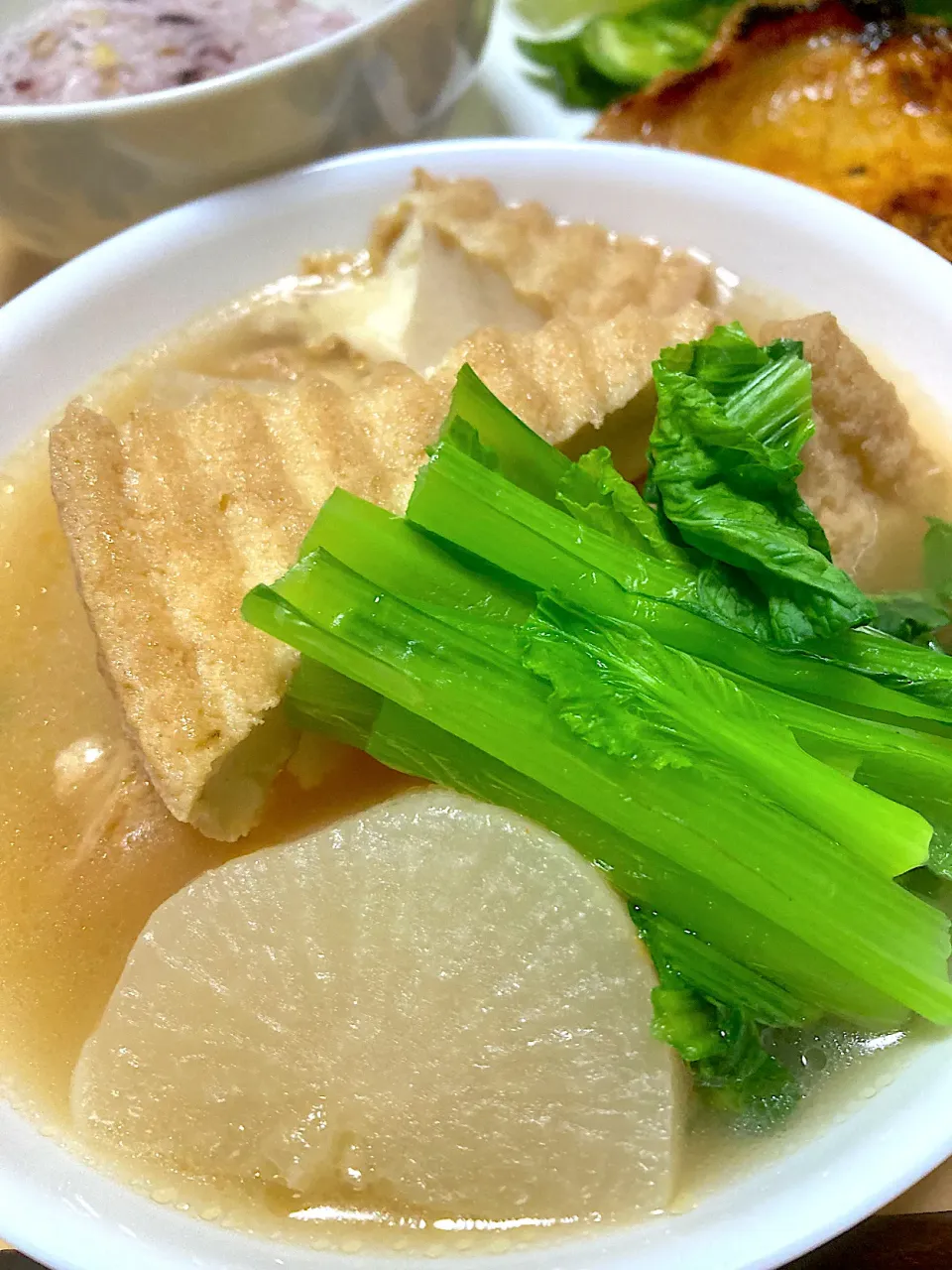 単身赴任中の男飯(大根と厚揚げの煮物)|おおもりの星さん