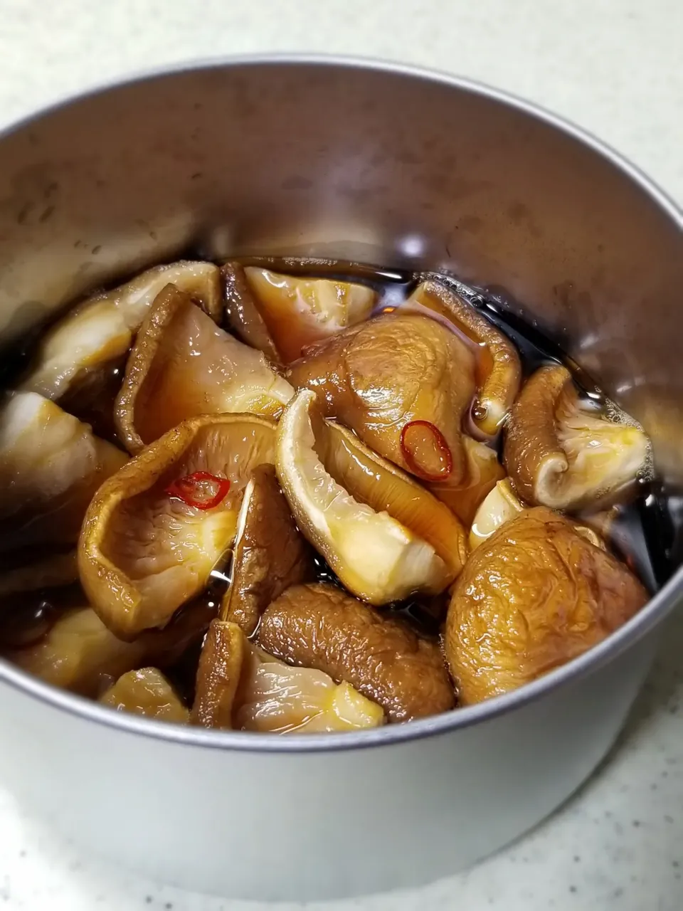 焼き椎茸の南蛮漬け|ぱんだのままんさん