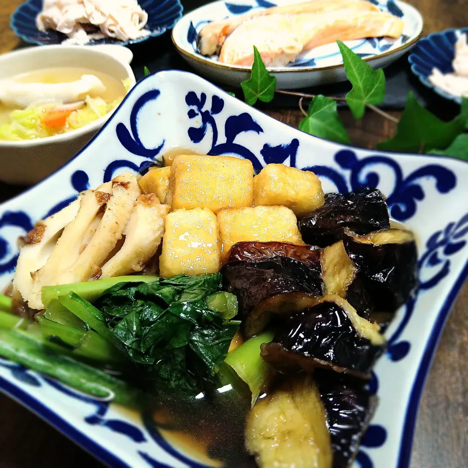 高野豆腐と茄子の揚げ浸し|とまと🍅さん