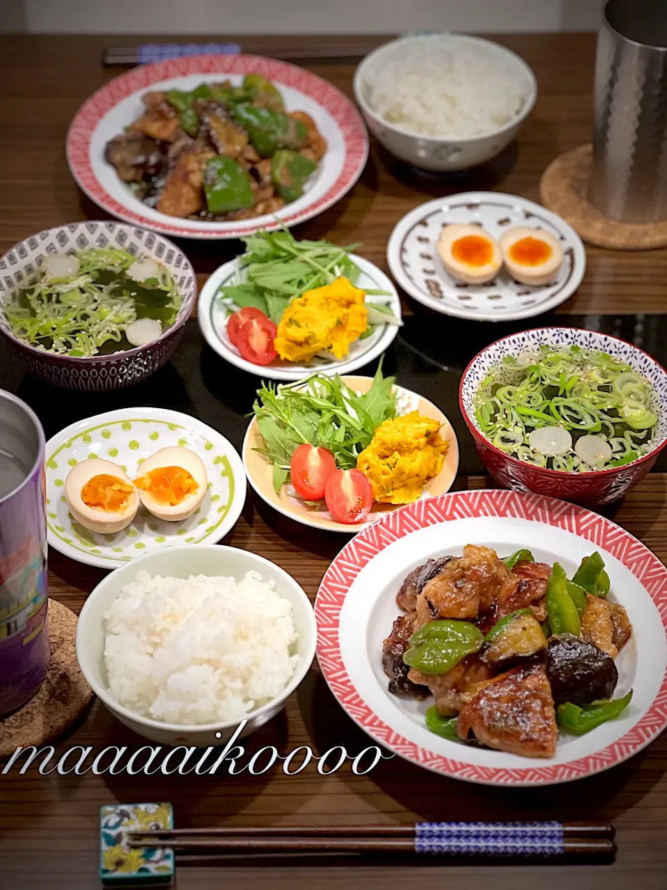 Snapdishの料理写真:辛味噌炒めでご飯がすすむ〜🍚🥴|マイコさん