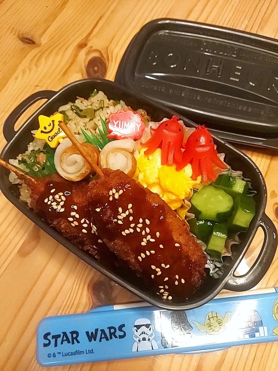 Snapdishの料理写真:2023.11.29 娘弁当🍱|あずきラテさん