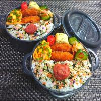 母とムスコのラブラブおソロ♪おうちコープのチキン南蛮カツ弁当