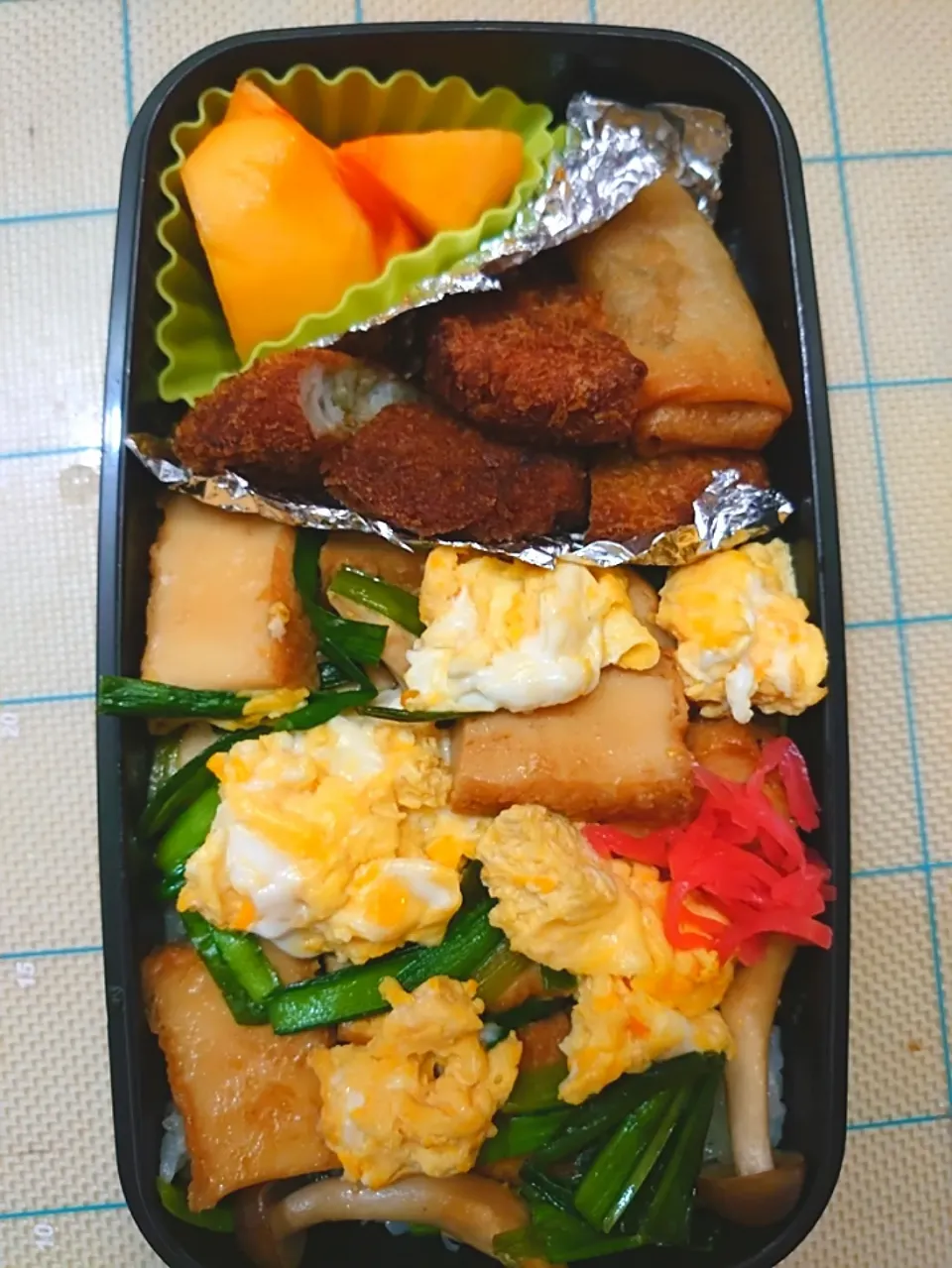 絹揚げとか煮た弁当|to coさん