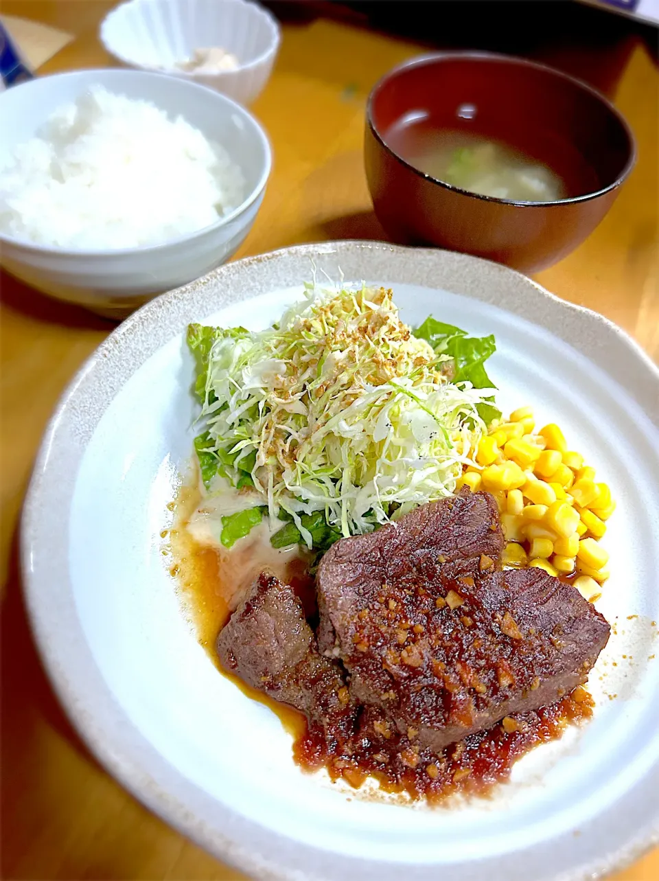 お昼ご飯😍ステーキ❗️|Makotoさん