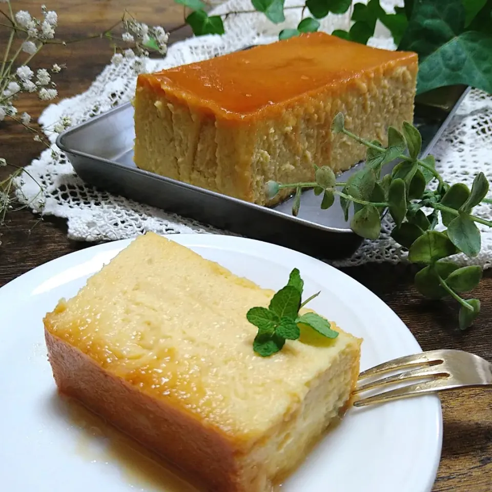 Snapdishの料理写真:とろける焼き芋プリン🍮|とまと🍅さん