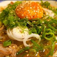 【食材がなくなるまでのゲリラ限定】
煮干そば 流。
牛スジ煮込み煮干そば 
(麺170g、1,200円)
＋白めし (120円)
@十条1分
(赤羽から徒歩27分)
23285 (299,859)
