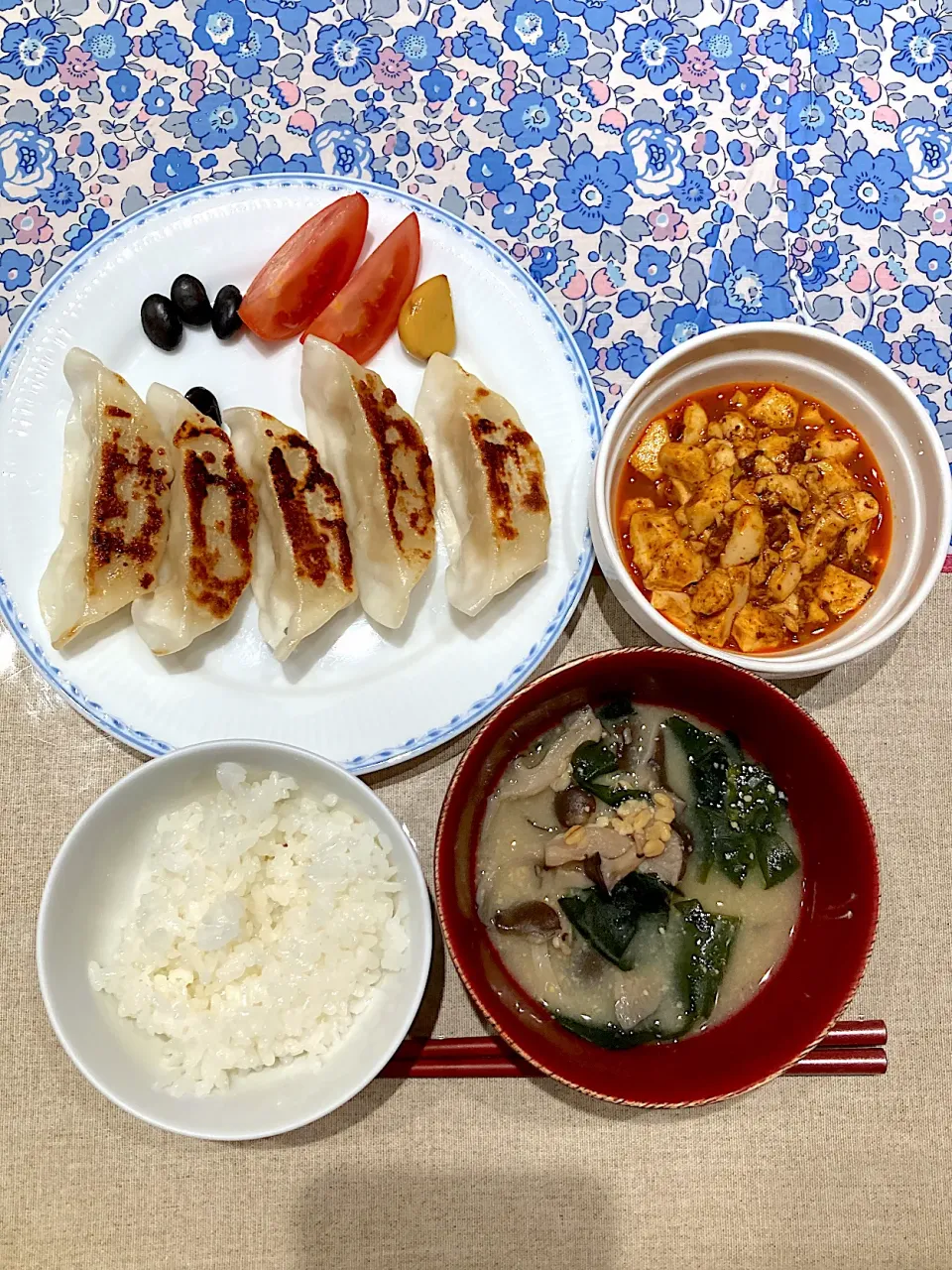 餃子と麻婆豆腐|おしゃべり献立さん