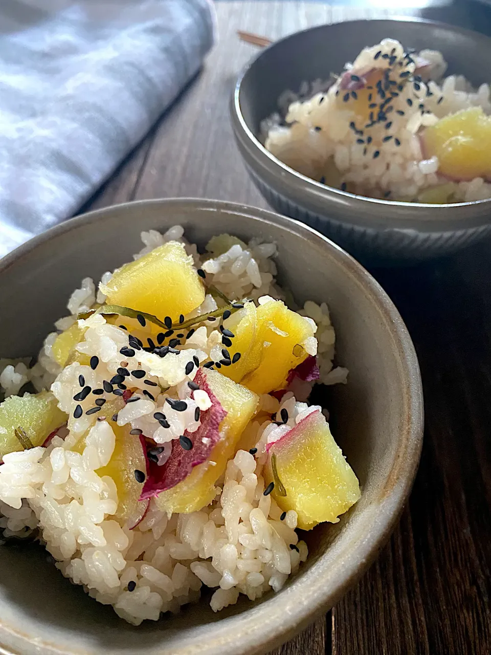 塩昆布だけ！さつまいもごはん|ちぐあささん