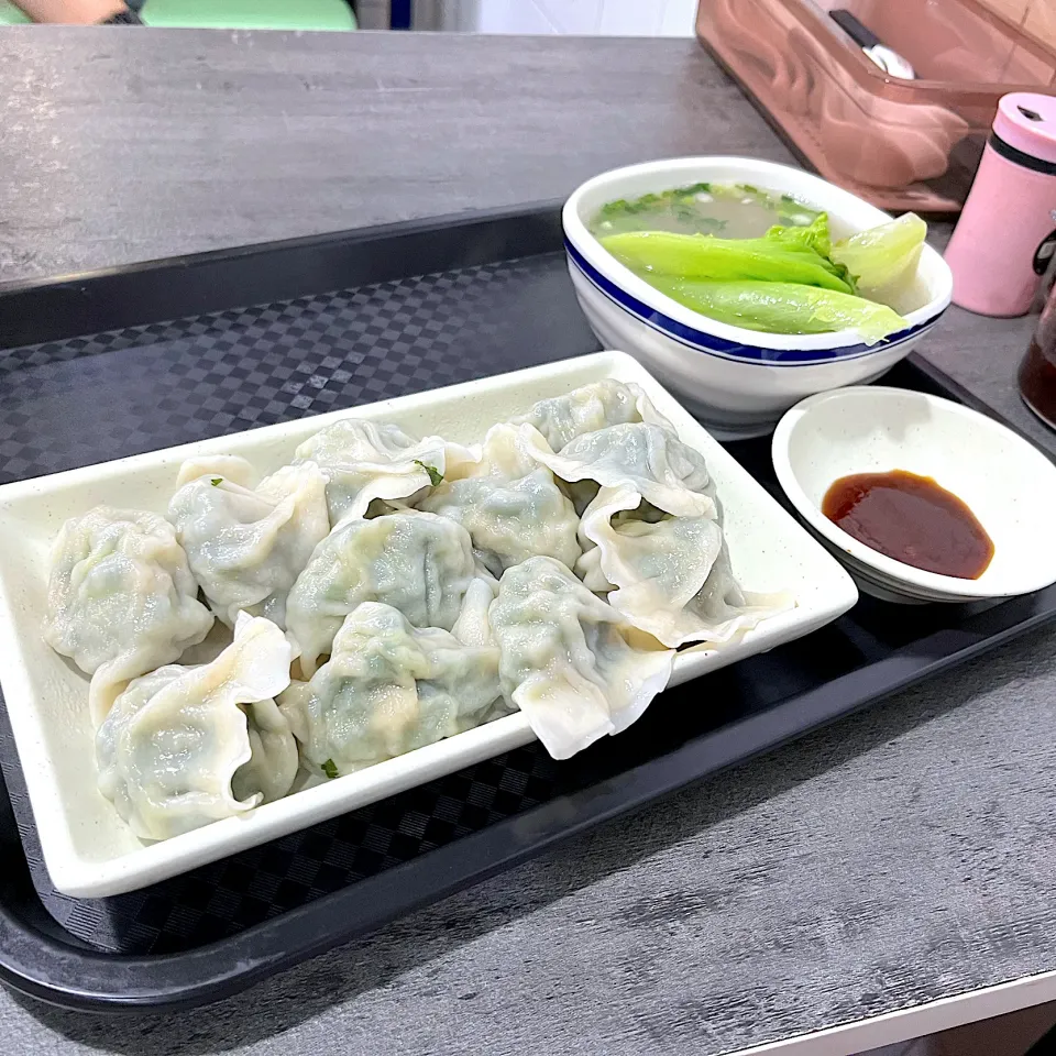 Dumplings and soup|skyblueさん