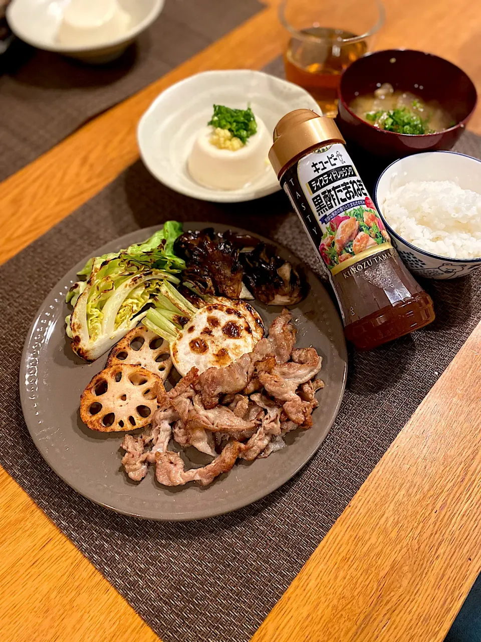 焼き野菜と焼きしゃぶ|いちごさん