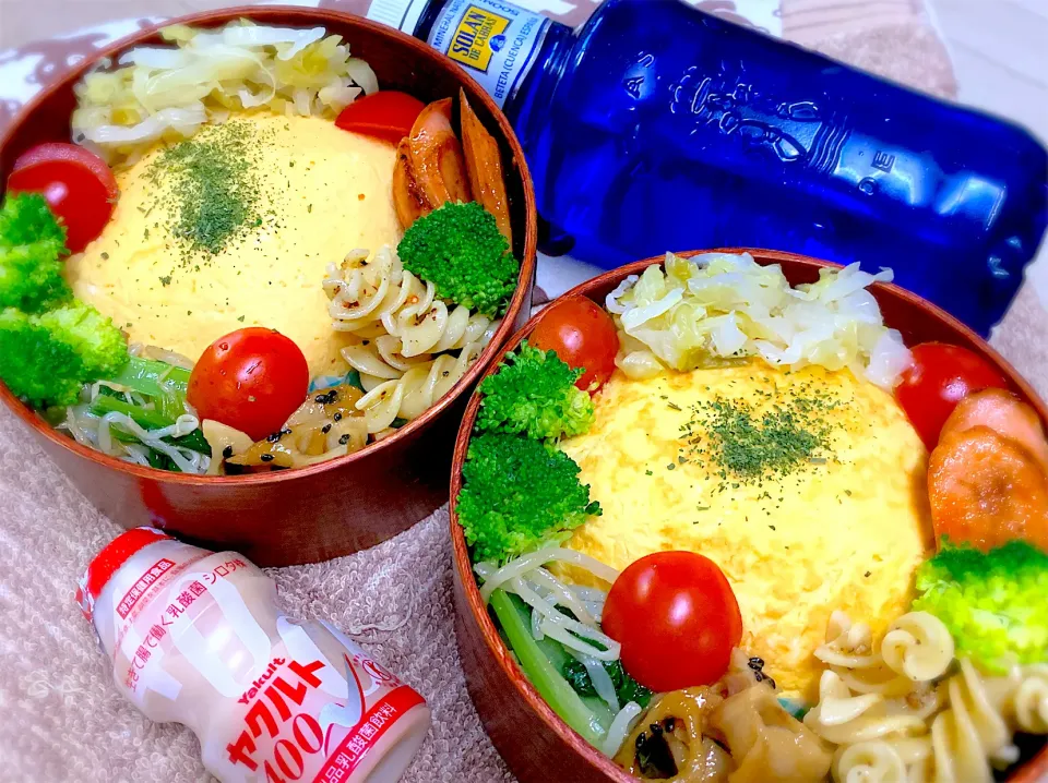 Snapdishの料理写真:今日の夫婦弁⁽⁽ ◟(灬 ˊωˋ 灬)◞ ⁾⁾💕|桃実さん