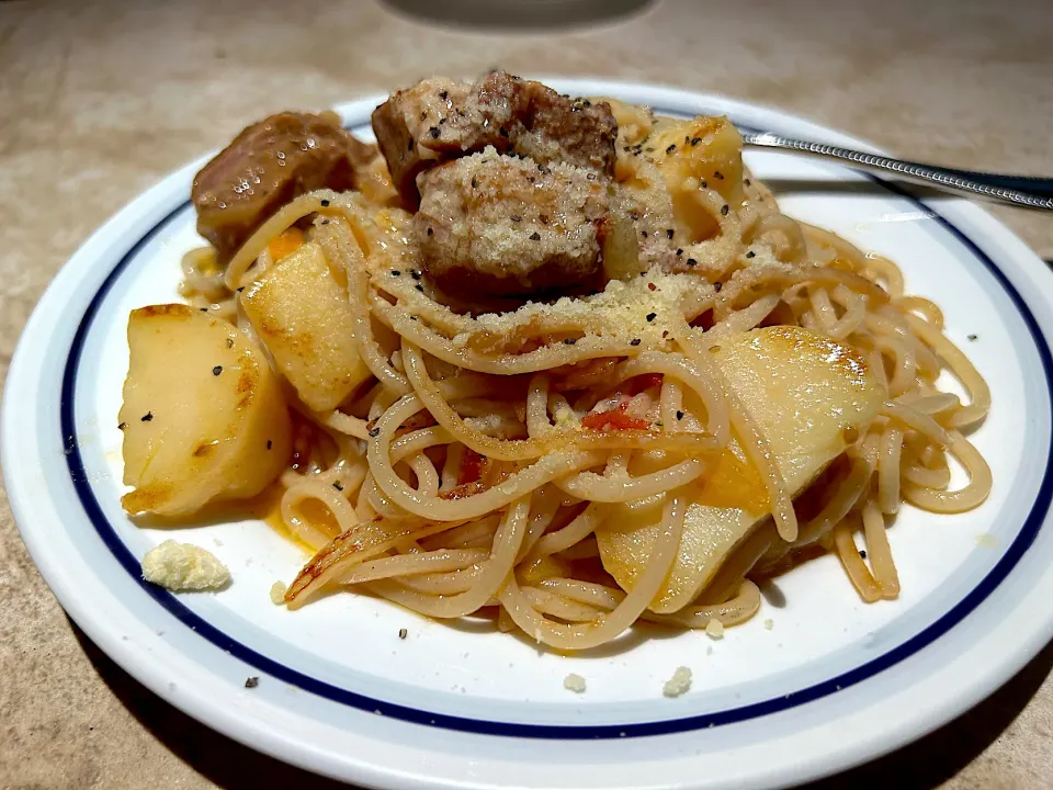 ナポリ風豚の煮込みスパゲティ🍝|buhizouさん