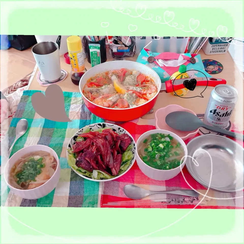 Snapdishの料理写真:１１／２７ ｍｏｎ ｌｕｎｃｈ🍴＊○°|rinaronarさん