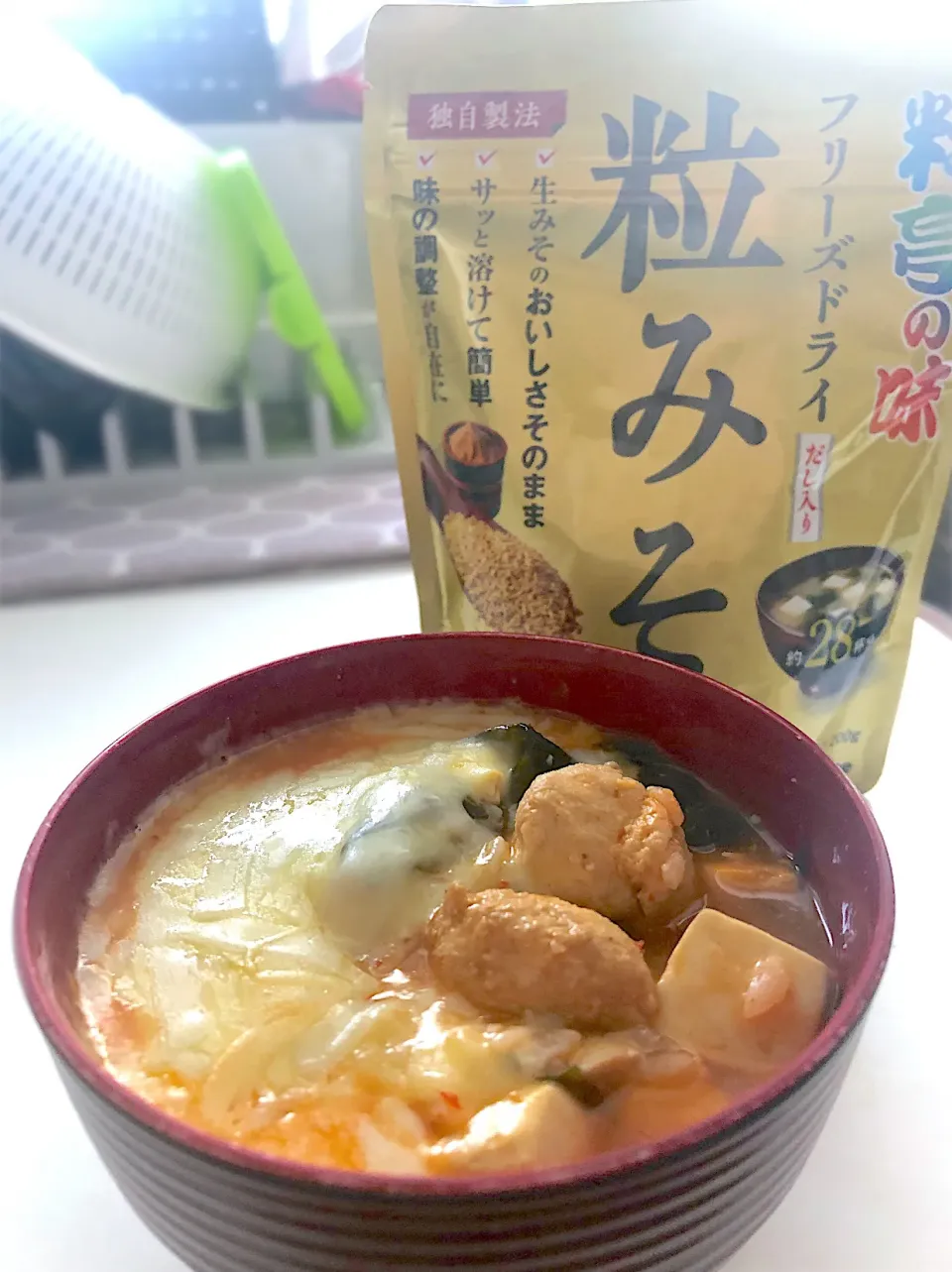 Snapdishの料理写真:純豆腐風チーズおじや⭐︎|かおちさん