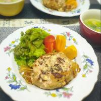 大豆ミートでハンバーグ