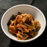 ホタテと蕗の当座煮