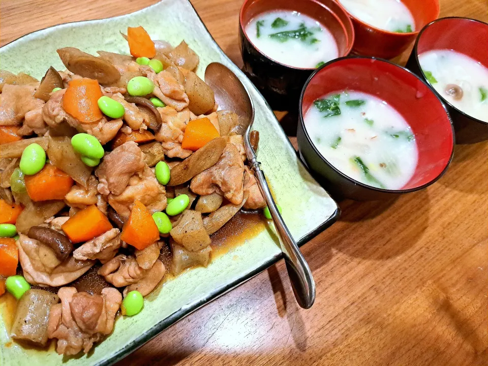 筑前煮　かぶと玉ねぎのシチュースープ|m aさん