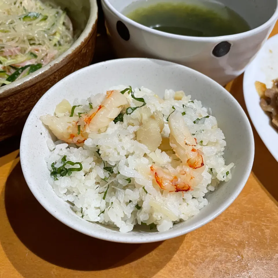 海鮮炊き込みご飯|いじゅさん