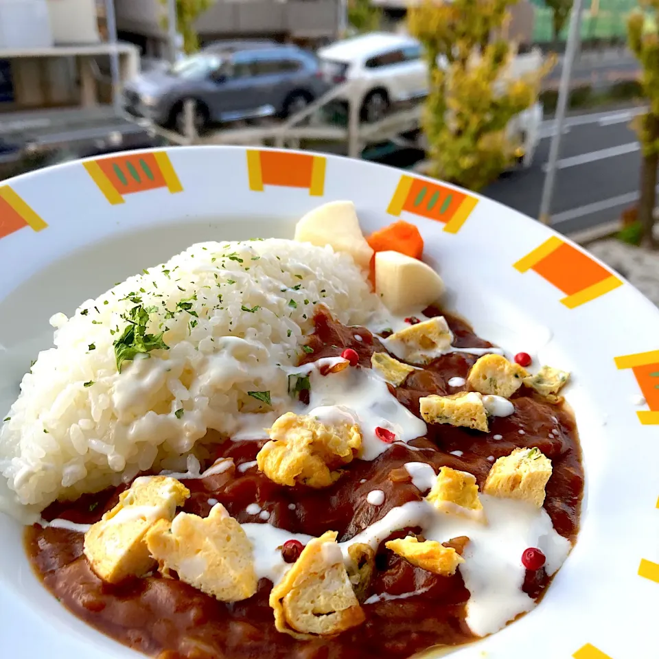 Snapdishの料理写真:朝からハヤシライス|Kさん