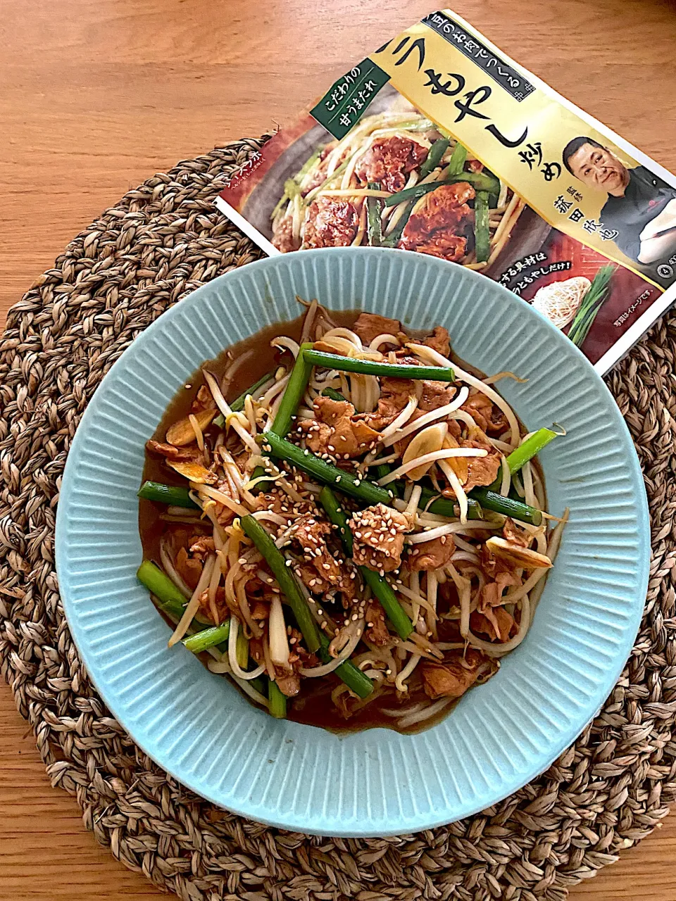 大豆お肉とニンニクの芽炒め😋|kaokaoさん