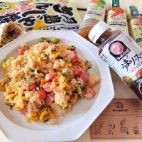 うまソースでチャーハン
