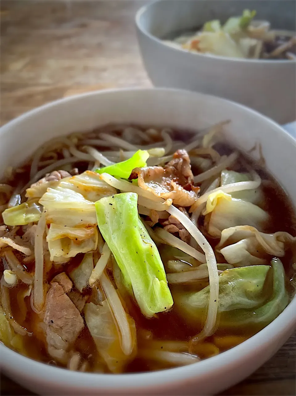 休日のお昼ごはん・煮込ラーメン|akiさん