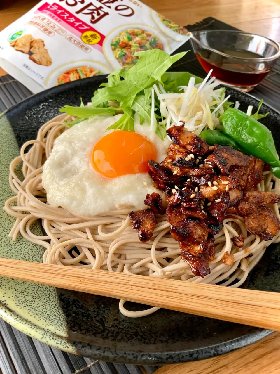 Snapdishの料理写真:大豆のお肉de肉蕎麦|スイーツポテトさん