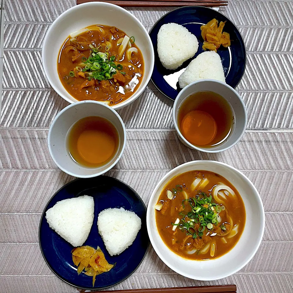 Snapdishの料理写真:カレーうどん🧡𓈒 𓂂𓏸|こちちゃん💎🩷さん