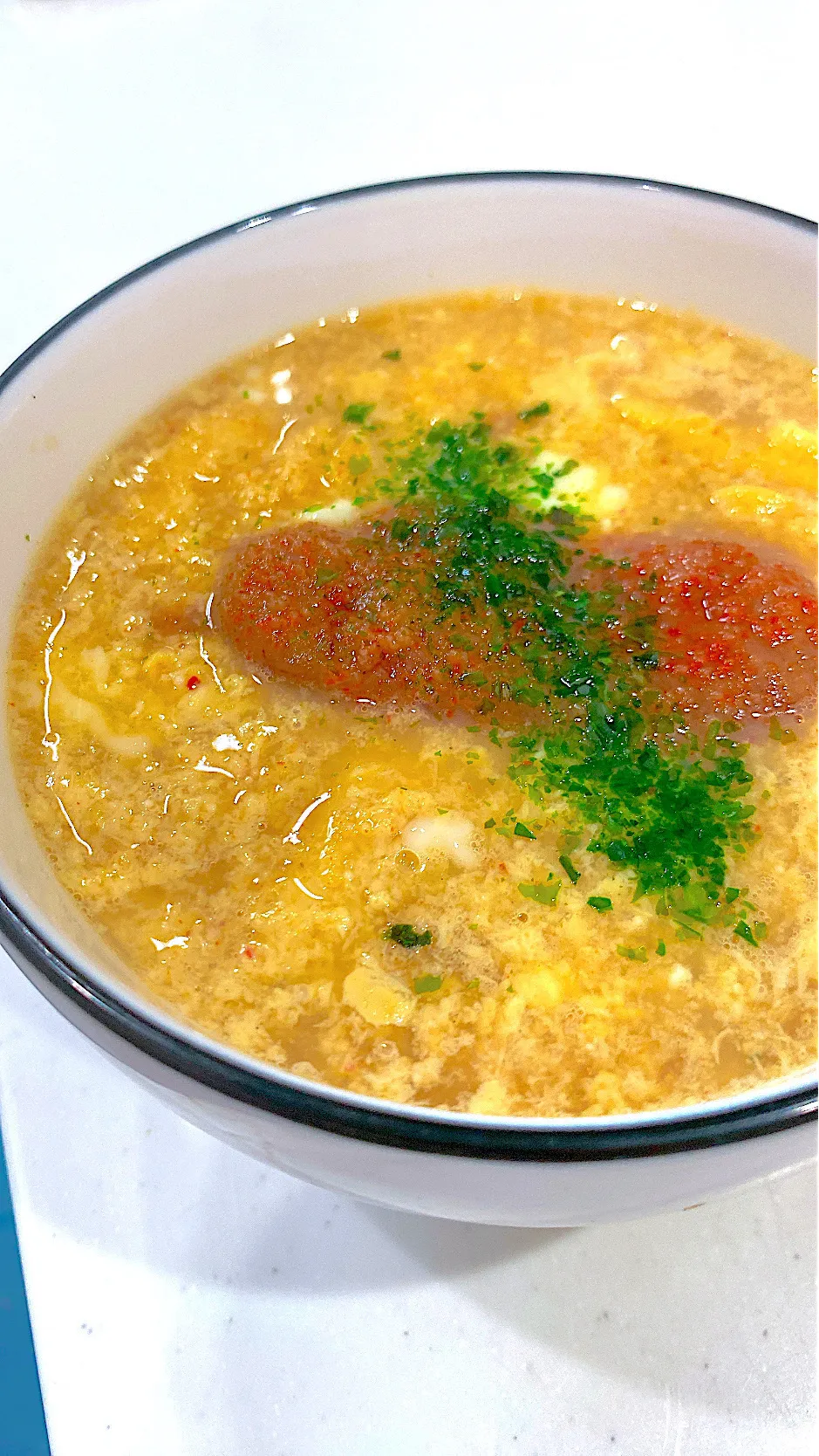 ふわとろ玉子明太うどん😋|ひとさんさん