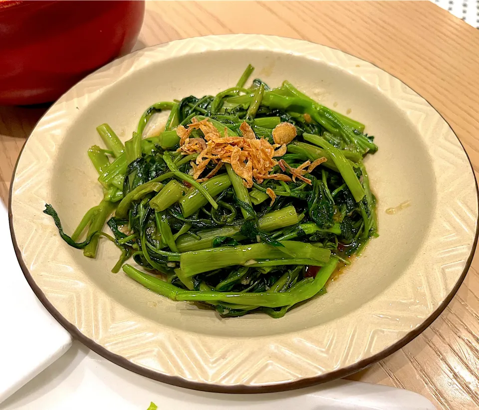 Stir fried water spinach|skyblueさん