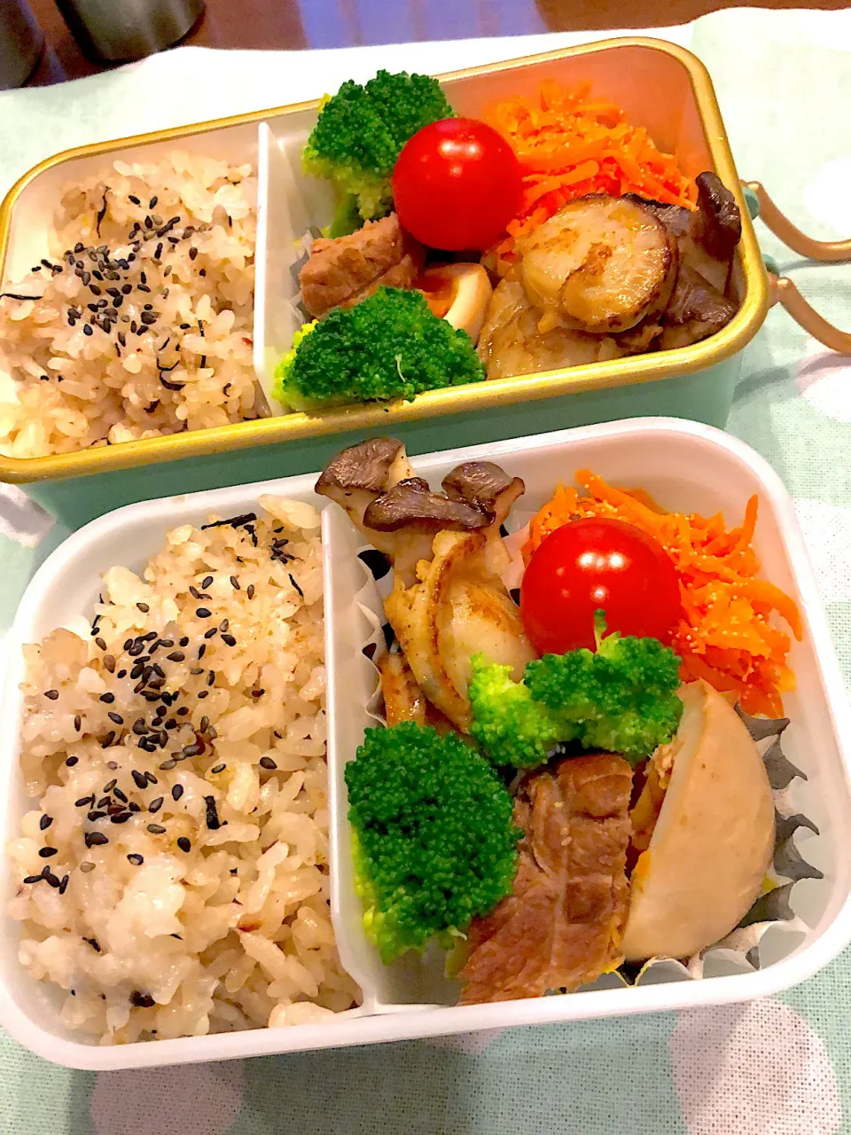 2023.12.4  ✩今日のお弁当✩煮豚＆たらこ人参♪♪|rinrin*mama*さん