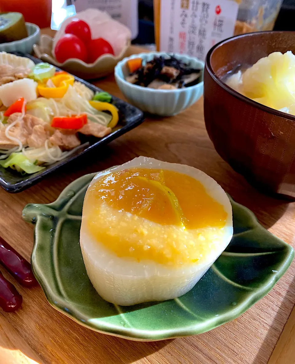 Snapdishの料理写真:ゆかりさんの料理 ゆず味噌🍊on ふろふき大根|ゆかりさん